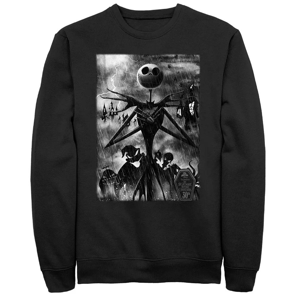 Disney's The Nightmare Before Christmas Night Rain Men's Graphic Fleece,  Product Image