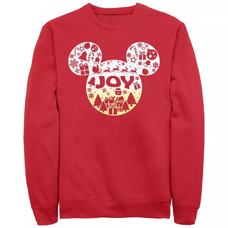 Disney's Mickey Mouse Men's Joy Icons Filled Head Fleece,  Product Image
