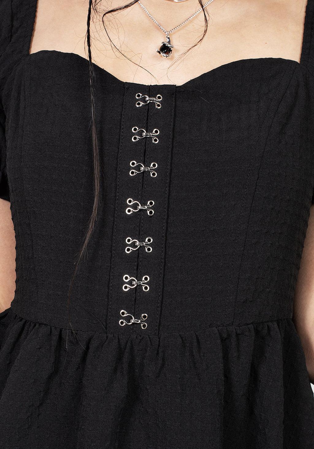 Mortem Ruffle Mini Dress Product Image