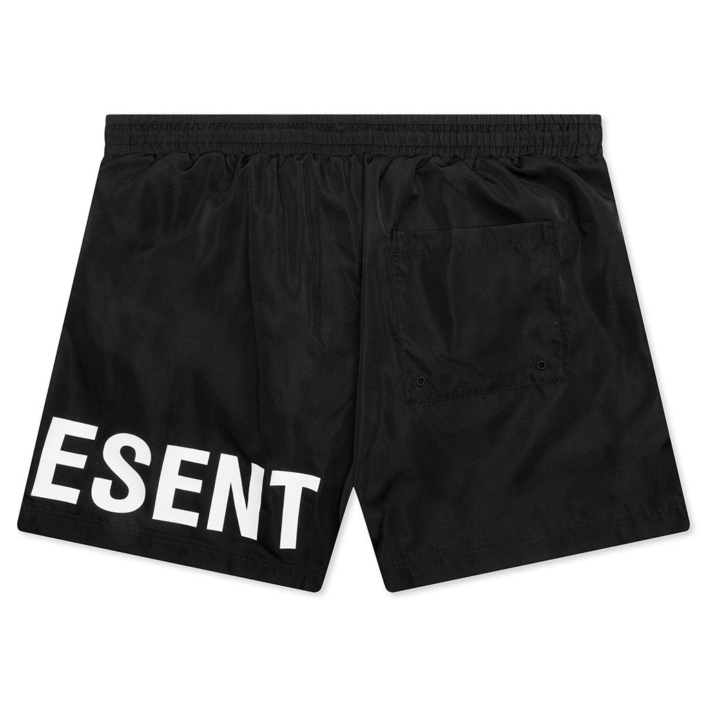 Polyester Swim Short - Black Male Product Image