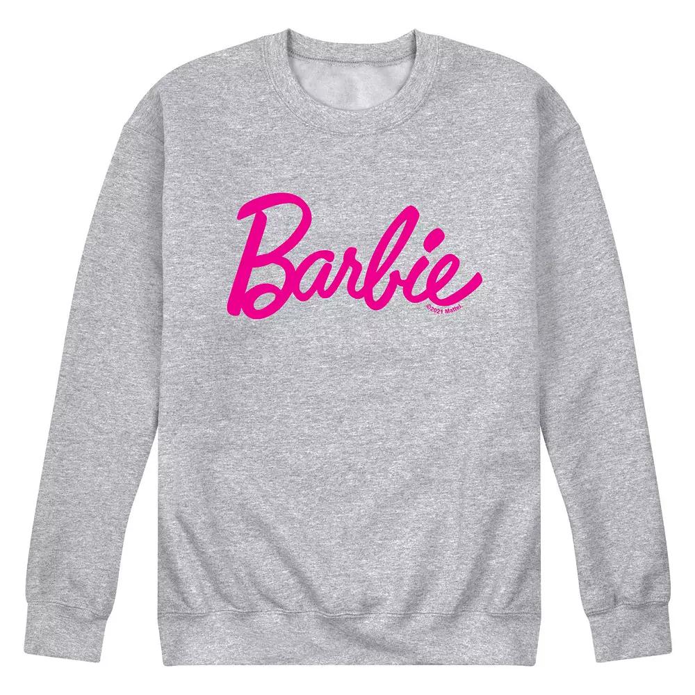 Men's Barbie Classic Logo Fleece Sweatshirt,  Product Image