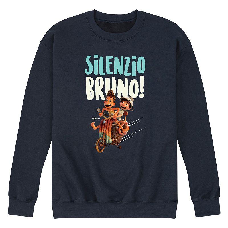 Disney's Luca Men's Silenzio Bruno Fleece Sweatshirt, Size: Small, Blue Product Image