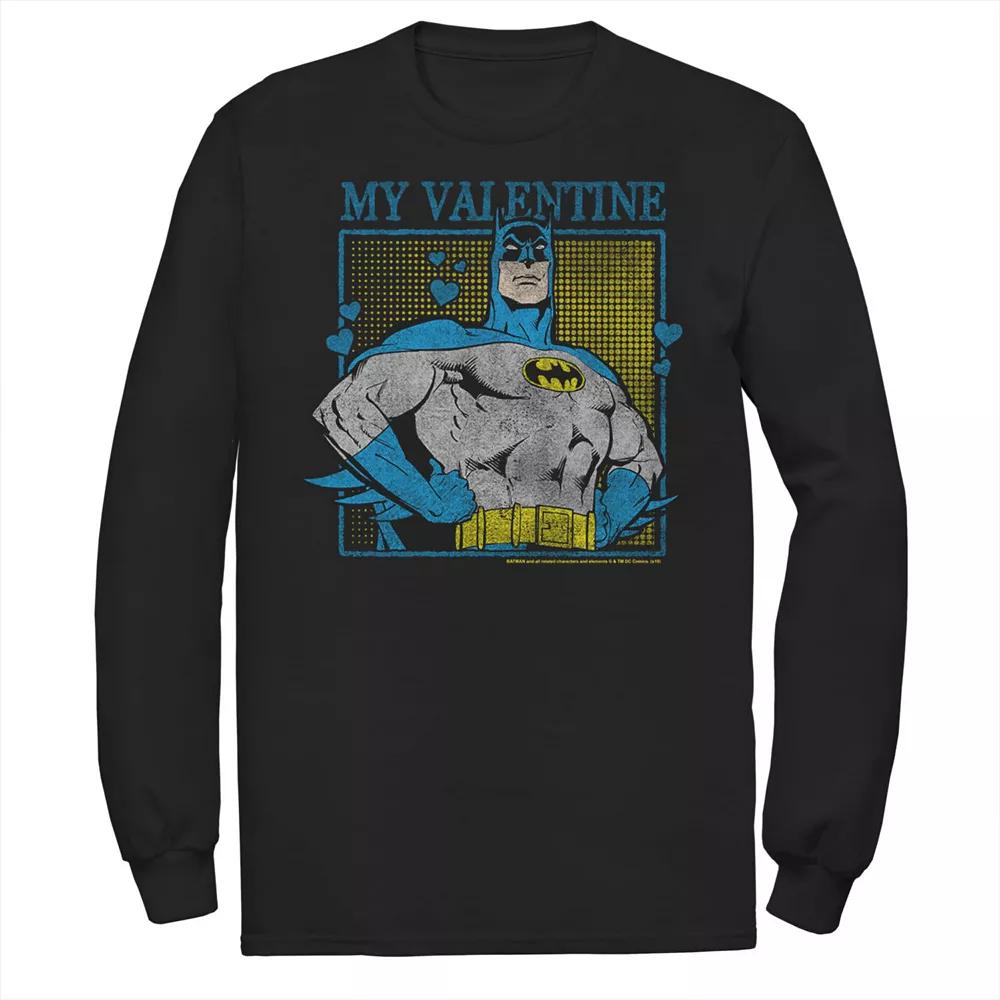 Men's DC Comics Batman My Valentine Comic Portrait Tee,  Product Image