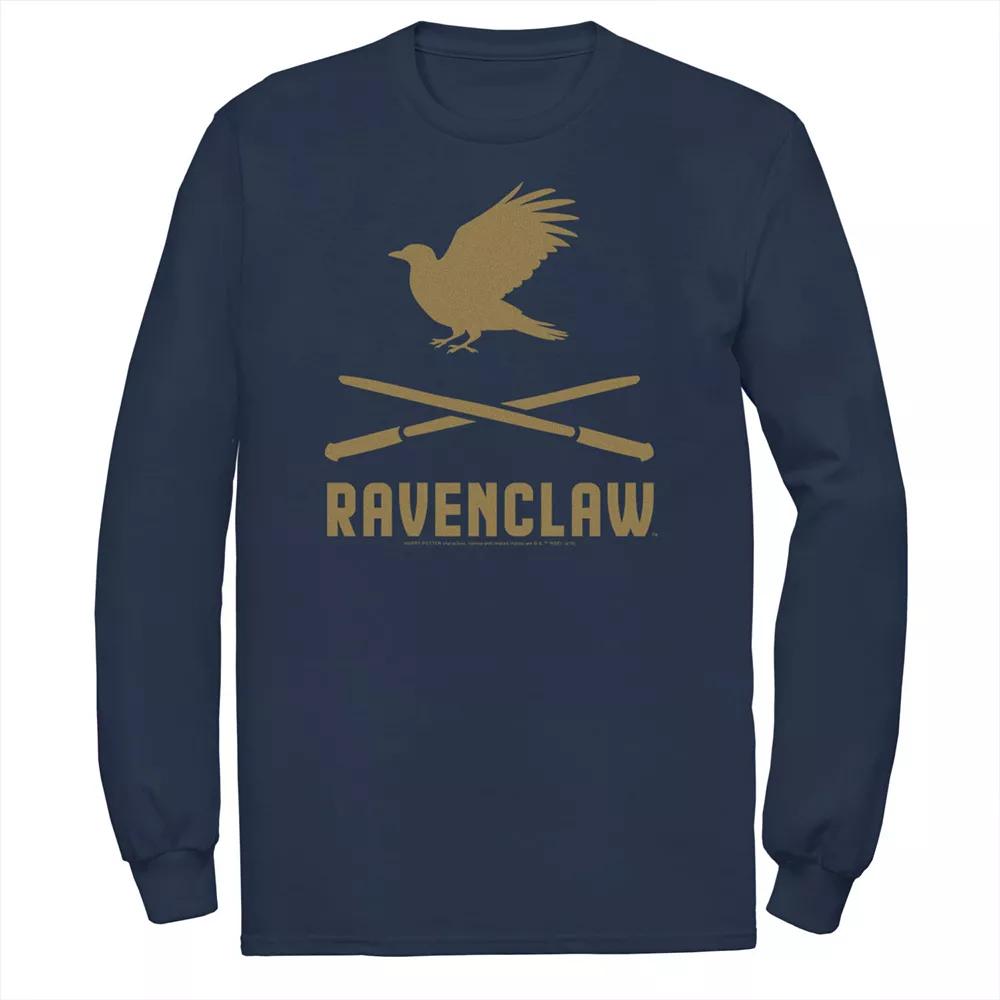 Men's Harry Potter Ravenclaw Crossed Wands Logo Tee,  Product Image