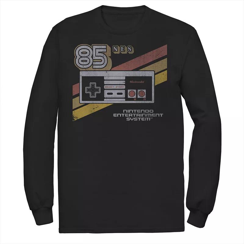 Men's Star Wars Retro X-Wing Grid Poster Long Sleeve Graphic Tee,  Product Image