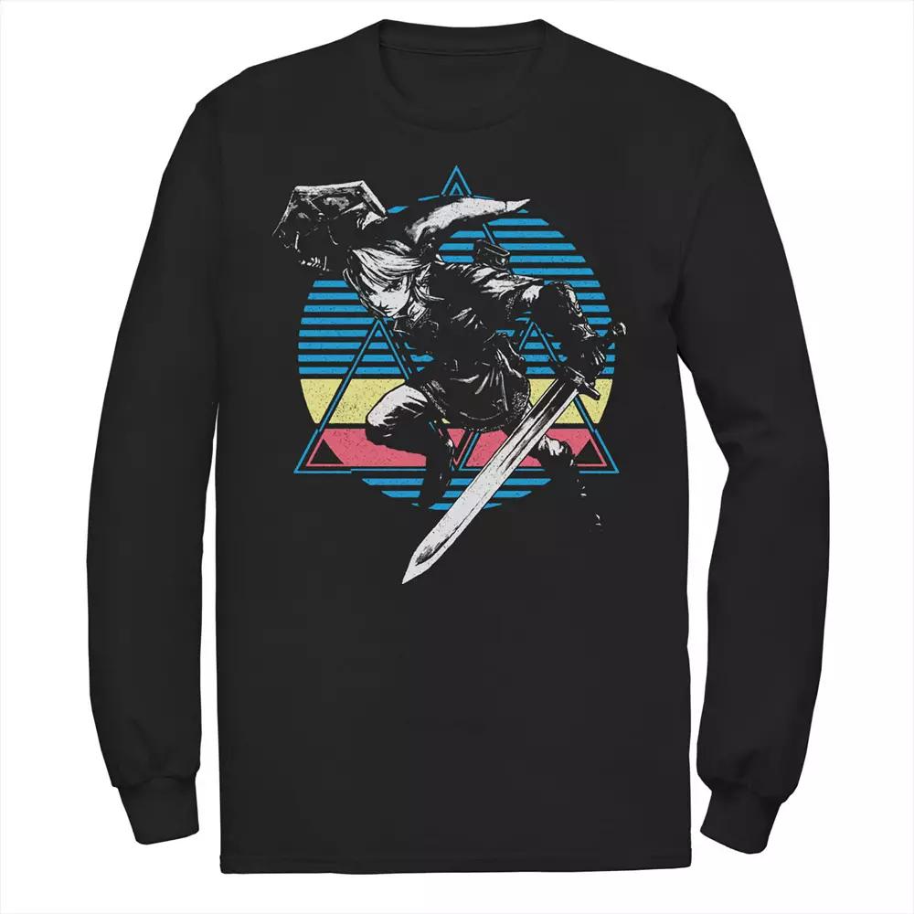 Men's Nintendo The Legend Of Zelda Triforce Link Overlay Tee,  Product Image