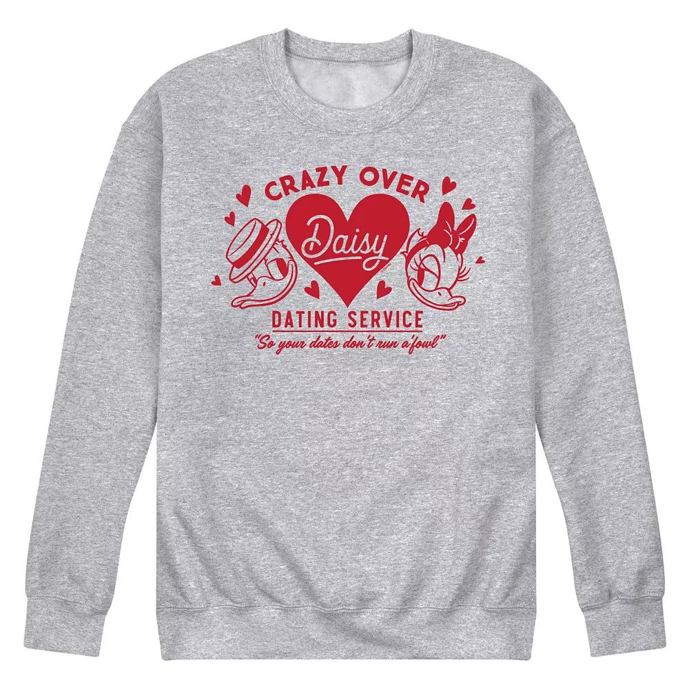 Disney's Crazy Over Daisy Men's Fleece Sweatshirt,  Product Image