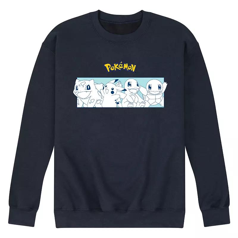 Mens Pokemon Starters Line Fleece Product Image