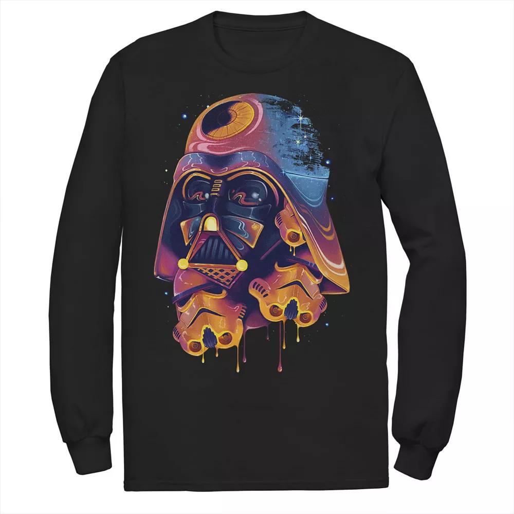 Men's Star Wars Colorful Melted Vader Collage Tee,  Product Image