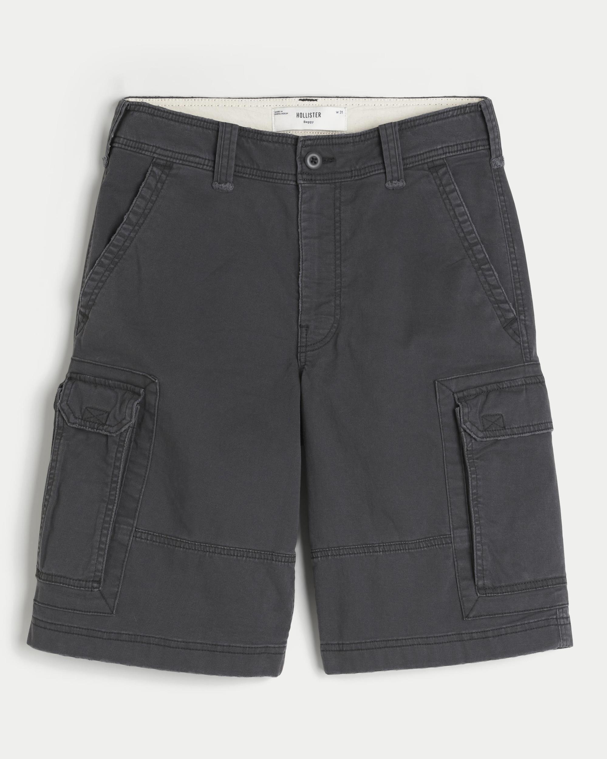 At-the-Knee Baggy Cargo Shorts Product Image