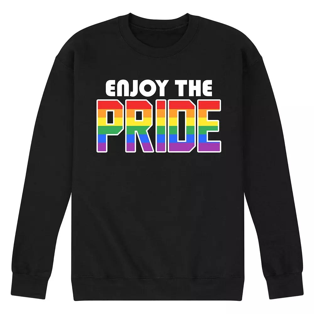 Men's Enjoy The Pride Fleece Sweatshirt,  Product Image