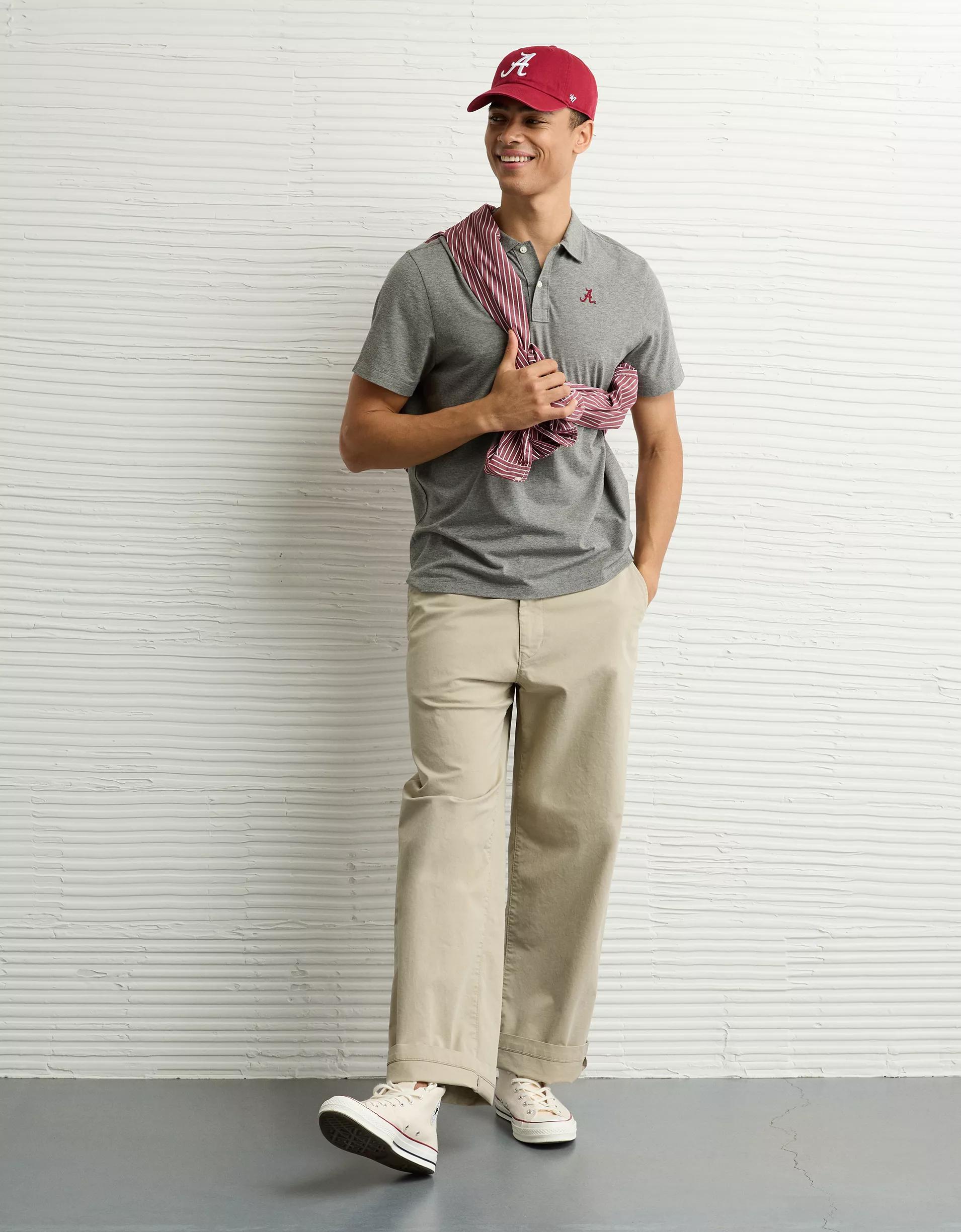 AE 24/7 Alabama Crimson Tide Graphic Club Polo Shirt Product Image