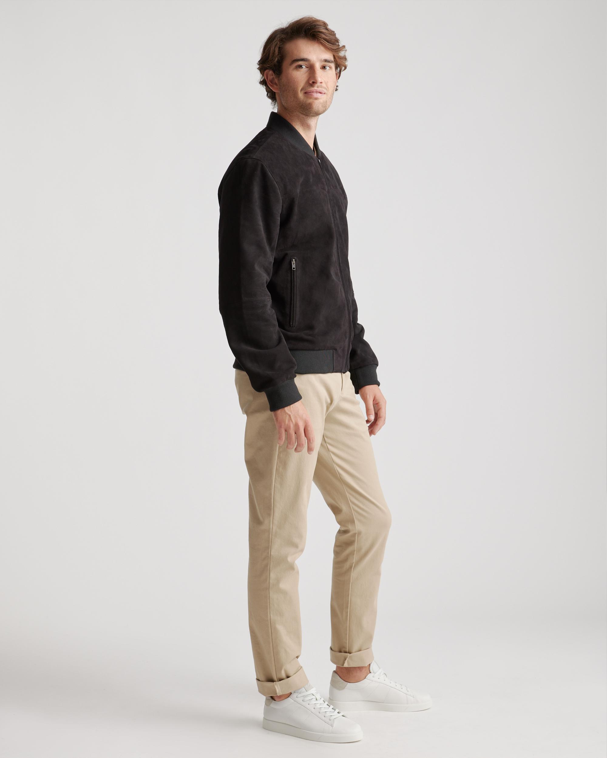 Quince | Men's 100% Suede Bomber Jacket Suede Leather Product Image