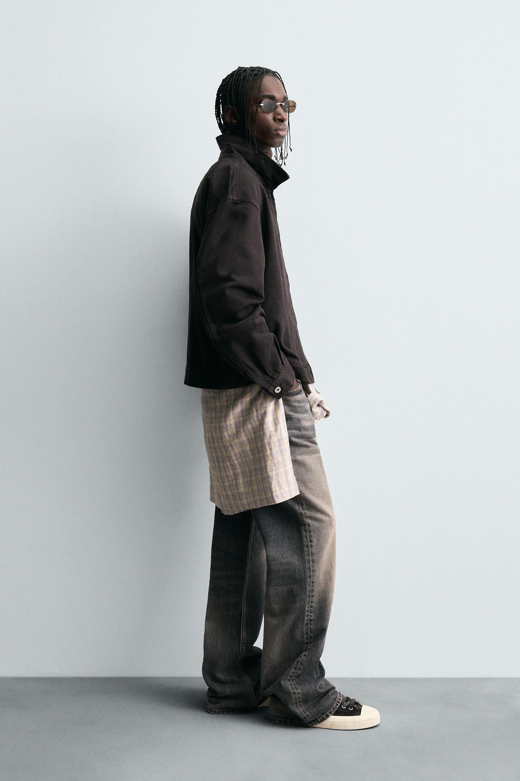 RELAXED FIT DENIM JACKET Product Image