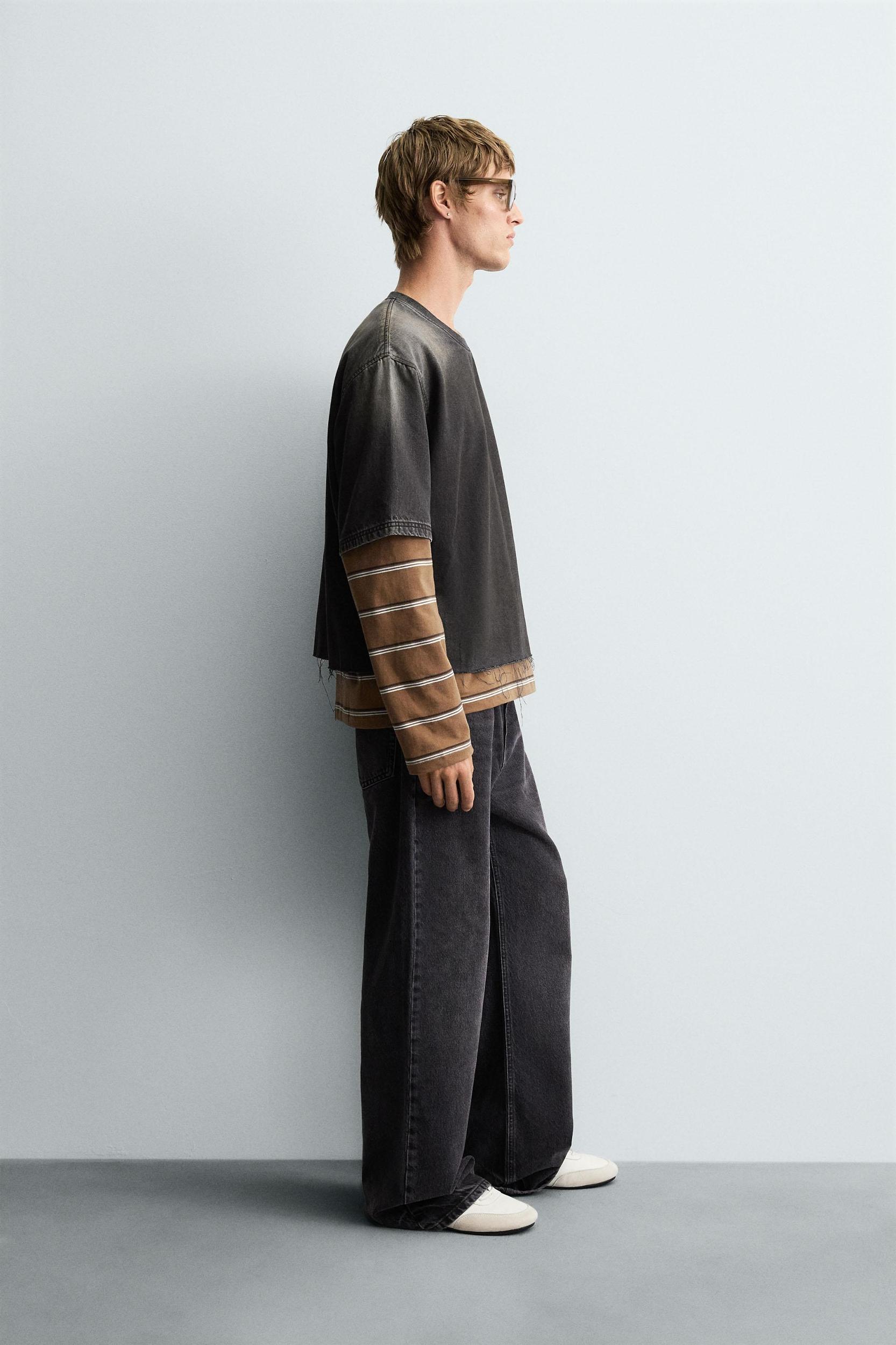 WASHED DENIM T-SHIRT Product Image