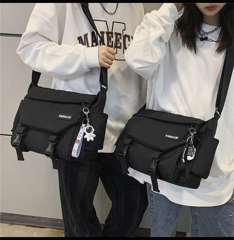 Applique Multi-Pocket Messenger Bag Product Image