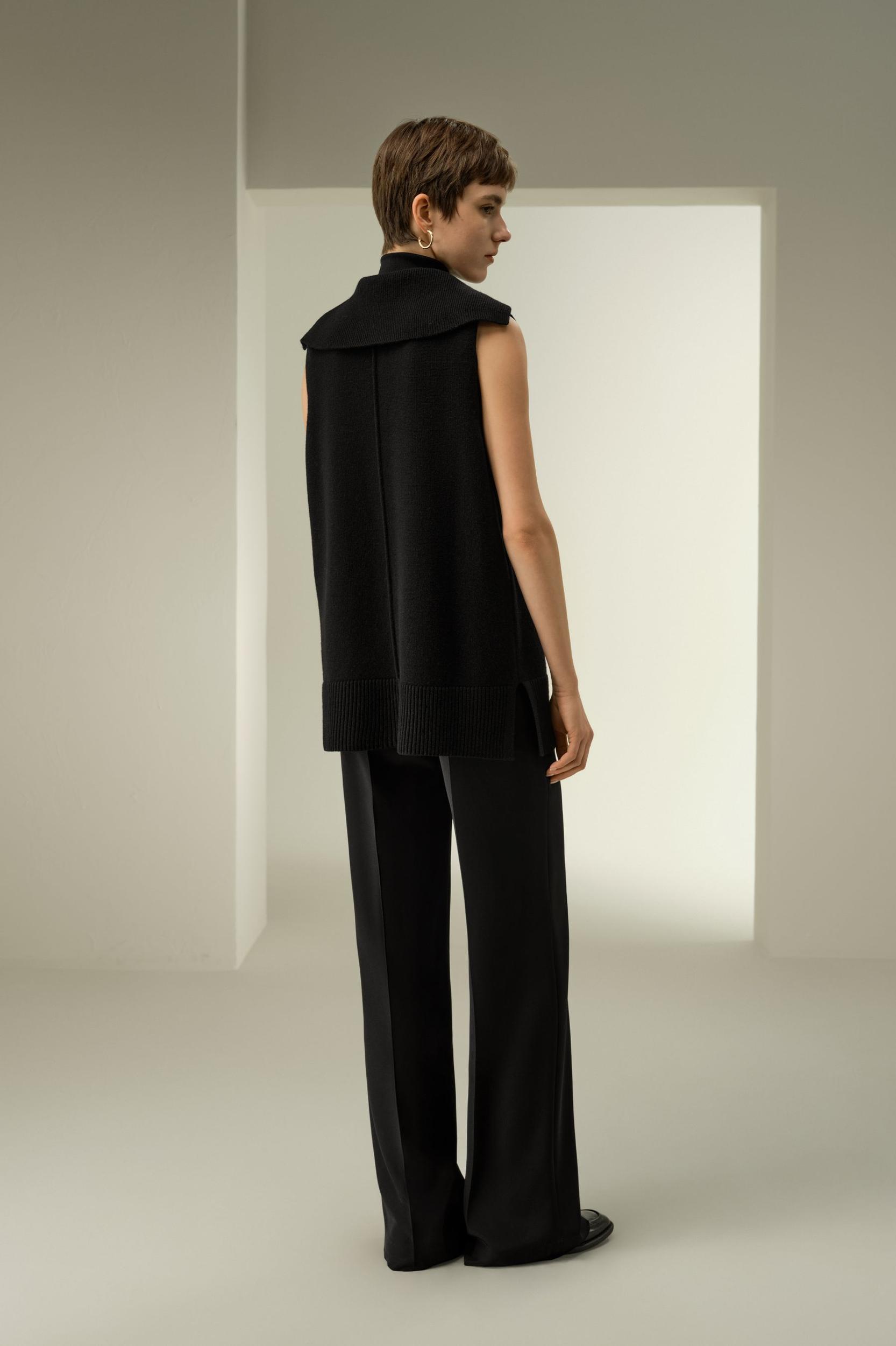 Vintage-Inspired Sailor Collar Top Product Image