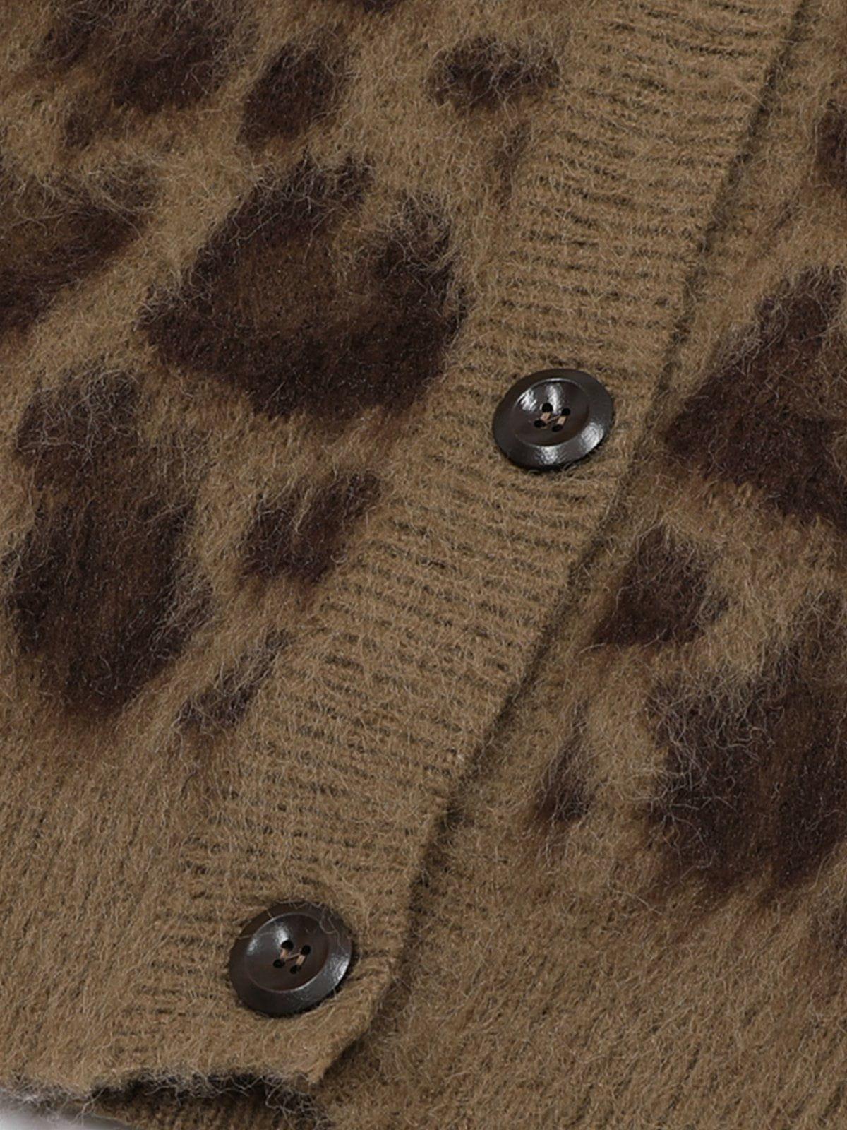 Aelfric Eden Leopard Graphic Cardigan Product Image