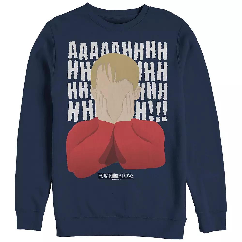 Big & Tall Home Alone Kevin's Scream Graphic Fleece, Men's,  Product Image
