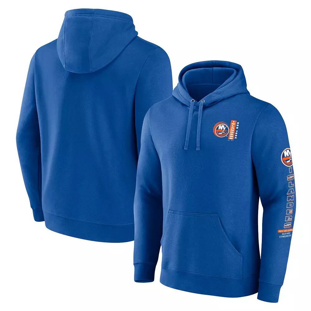 Men's Fanatics Royal New York Islanders Revolution Pullover Hoodie,  Product Image