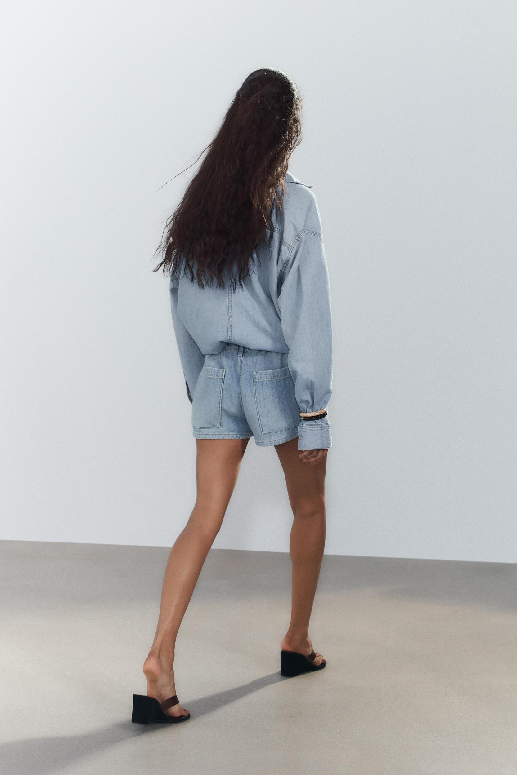 TRF DENIM SHORTS Product Image