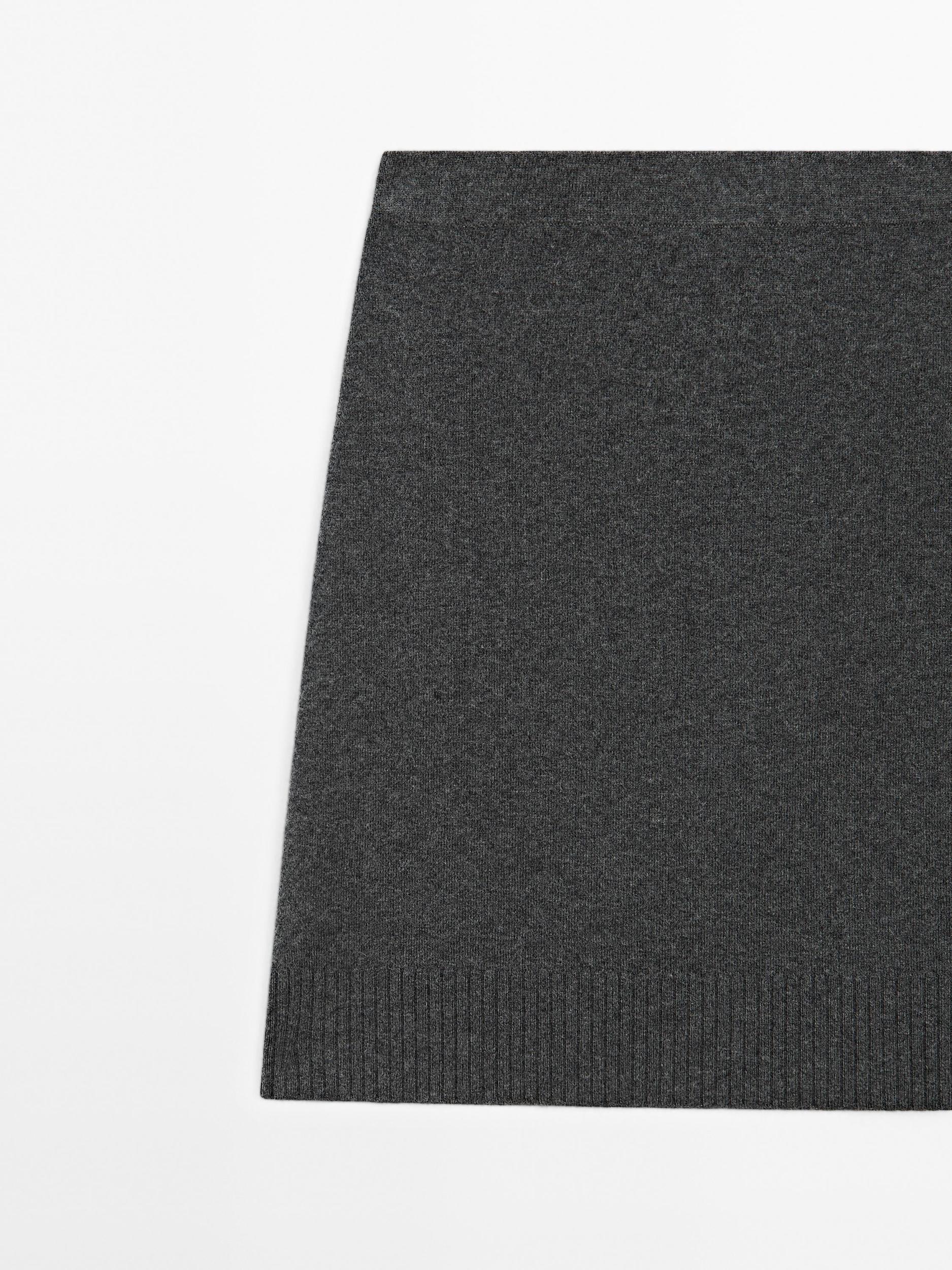 Wool blend mini skirt Product Image