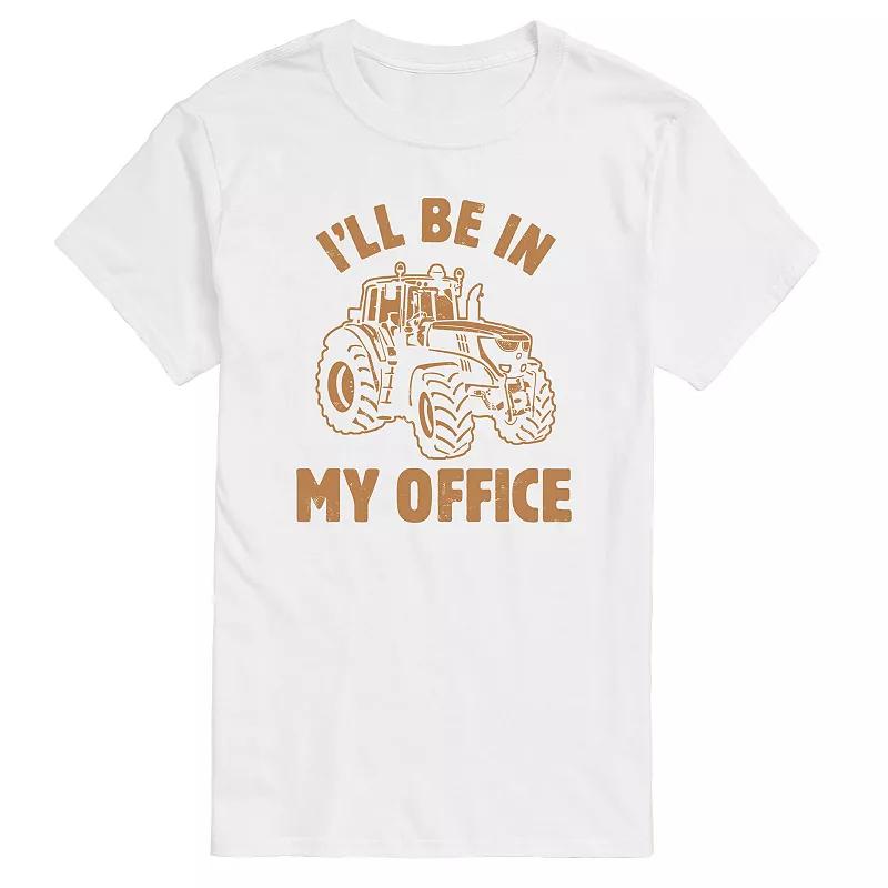 Mens Be in My Office Tractor Tee Product Image