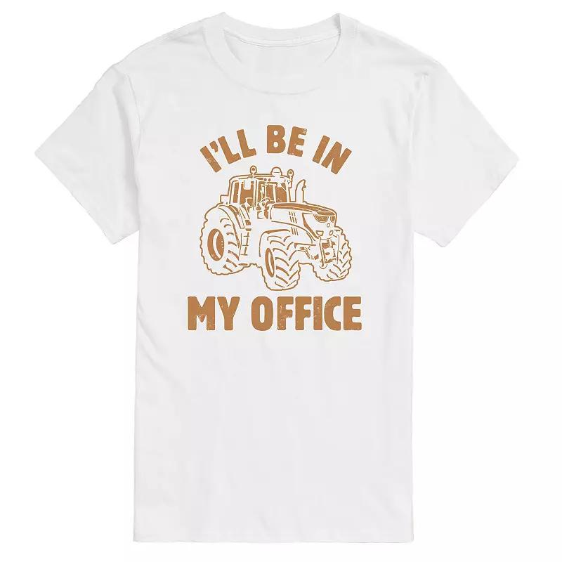 Mens Be in My Office Tractor Tee Product Image
