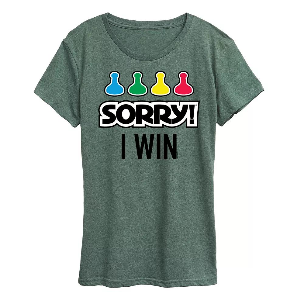 Women's Sorry Sorry I Win Tee Graphic Tee by Hasbro,  Product Image
