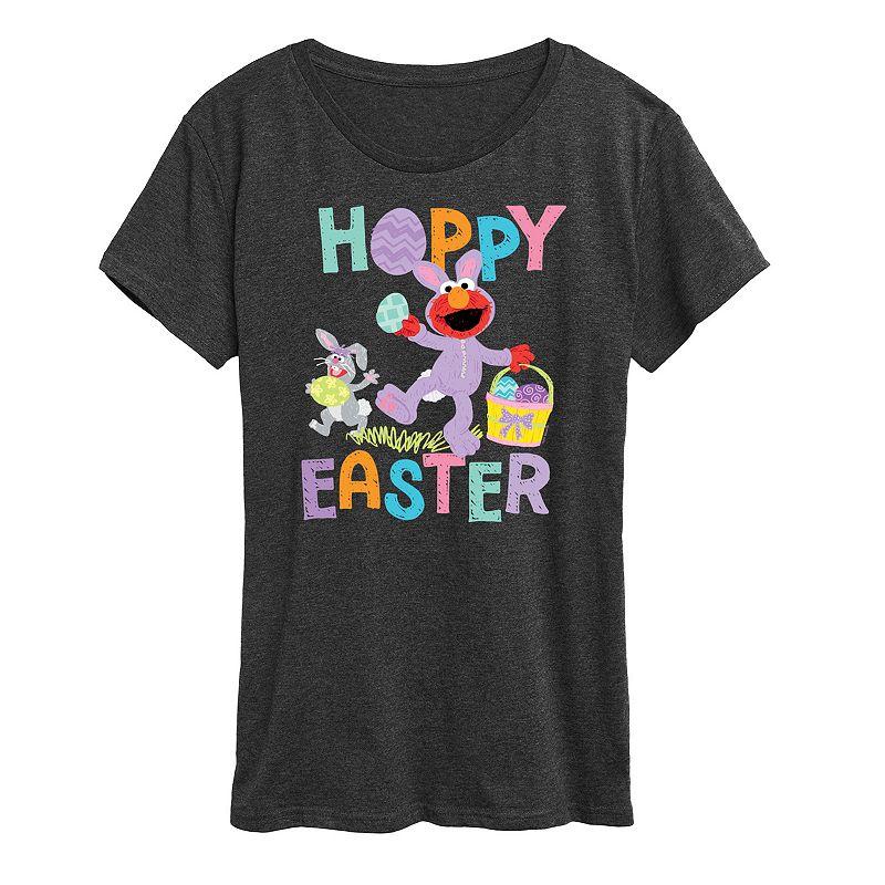 Women's Sesame Street Elmo Hoppy Easter Graphic Tee,  Product Image
