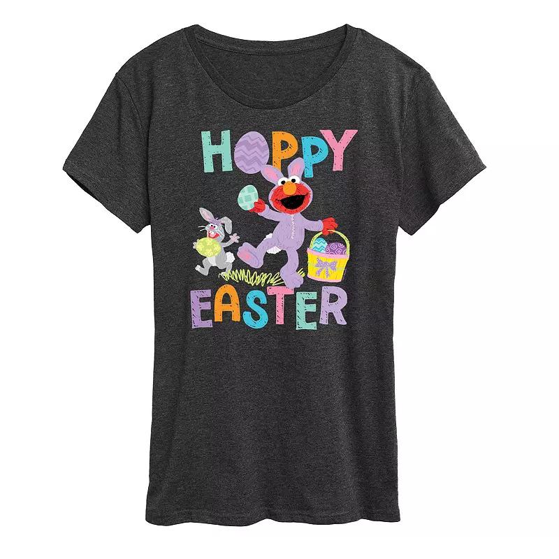 Women's Sesame Street Elmo Hoppy Easter Graphic Tee,  Product Image