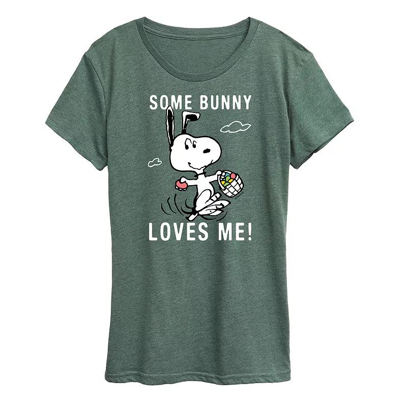 Women's Peanuts Snoopy Some Bunny Graphic Tee,  Product Image