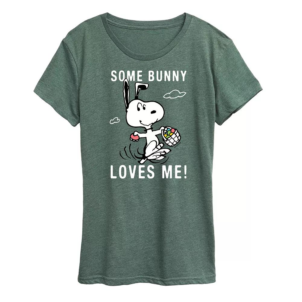 Women's Peanuts Snoopy Some Bunny Graphic Tee,  Product Image