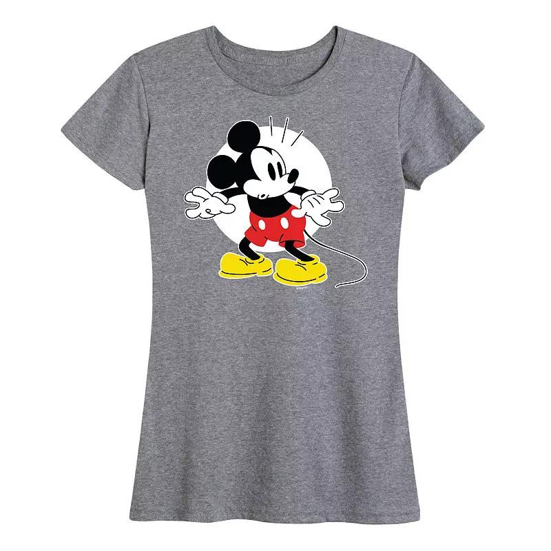 Disney's Mickey Mouse Women's Surprised Graphic Tee,  Product Image