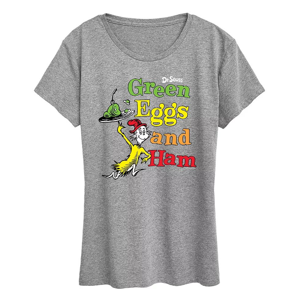 Women's Dr. Seuss Green Eggs And Ham Graphic Tee, Girl's,  Product Image