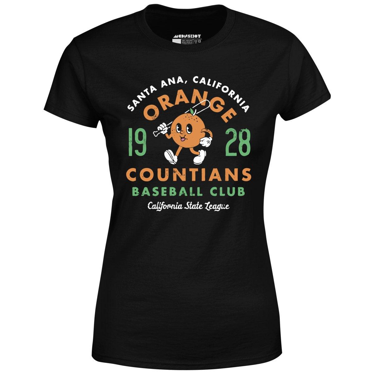 Santa Ana Orange Countians - California - Vintage Defunct Baseball Teams - Women's T-Shirt Female Product Image