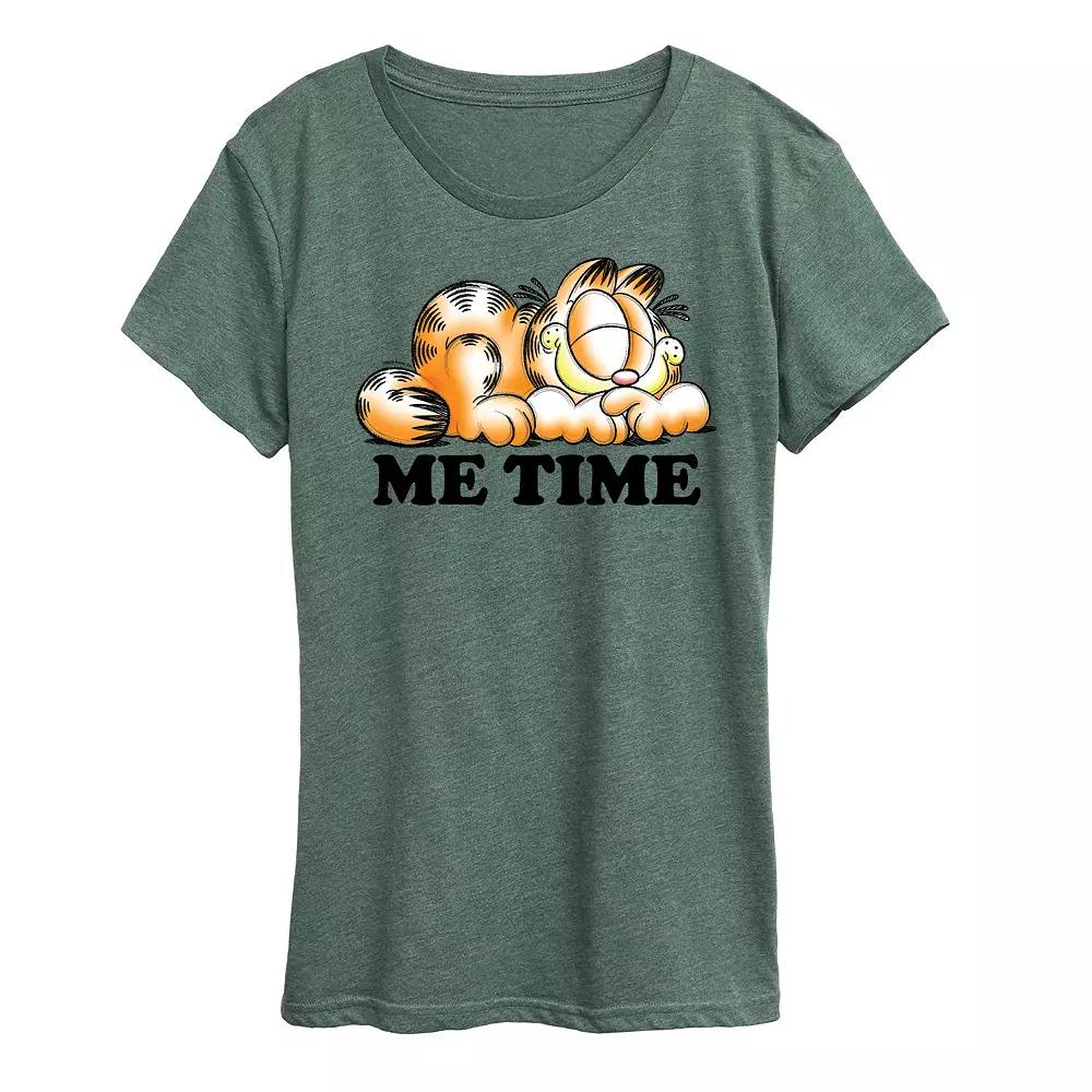 Women's Garfield Me Time Sketch Graphic Tee, Girl's,  Product Image