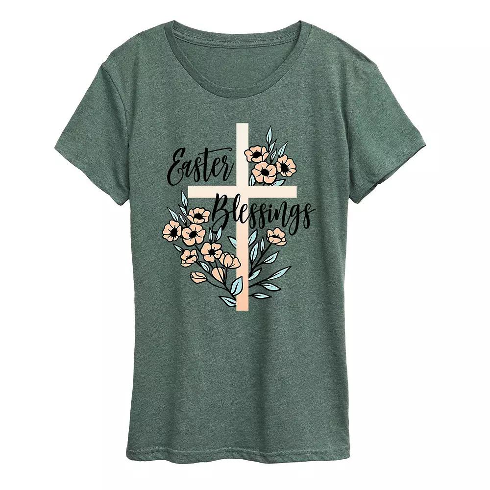 Women's Easter Blessings Graphic Tee,  Product Image