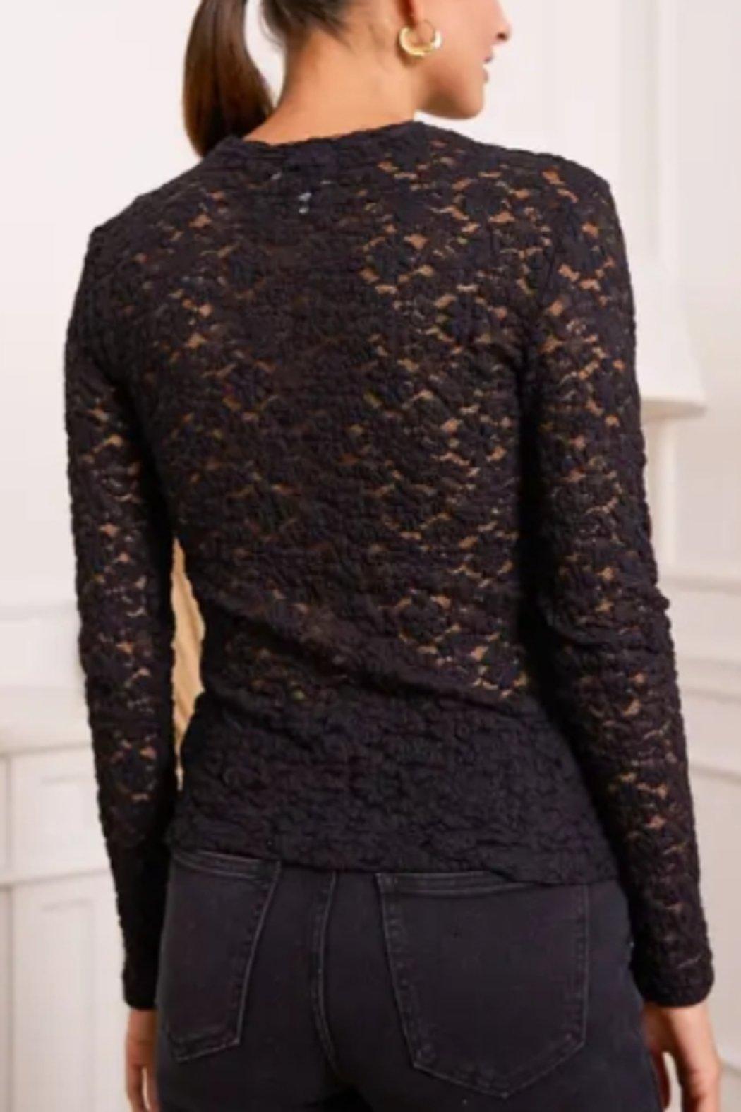 Semi-Transparent Lace T-Shirt Product Image