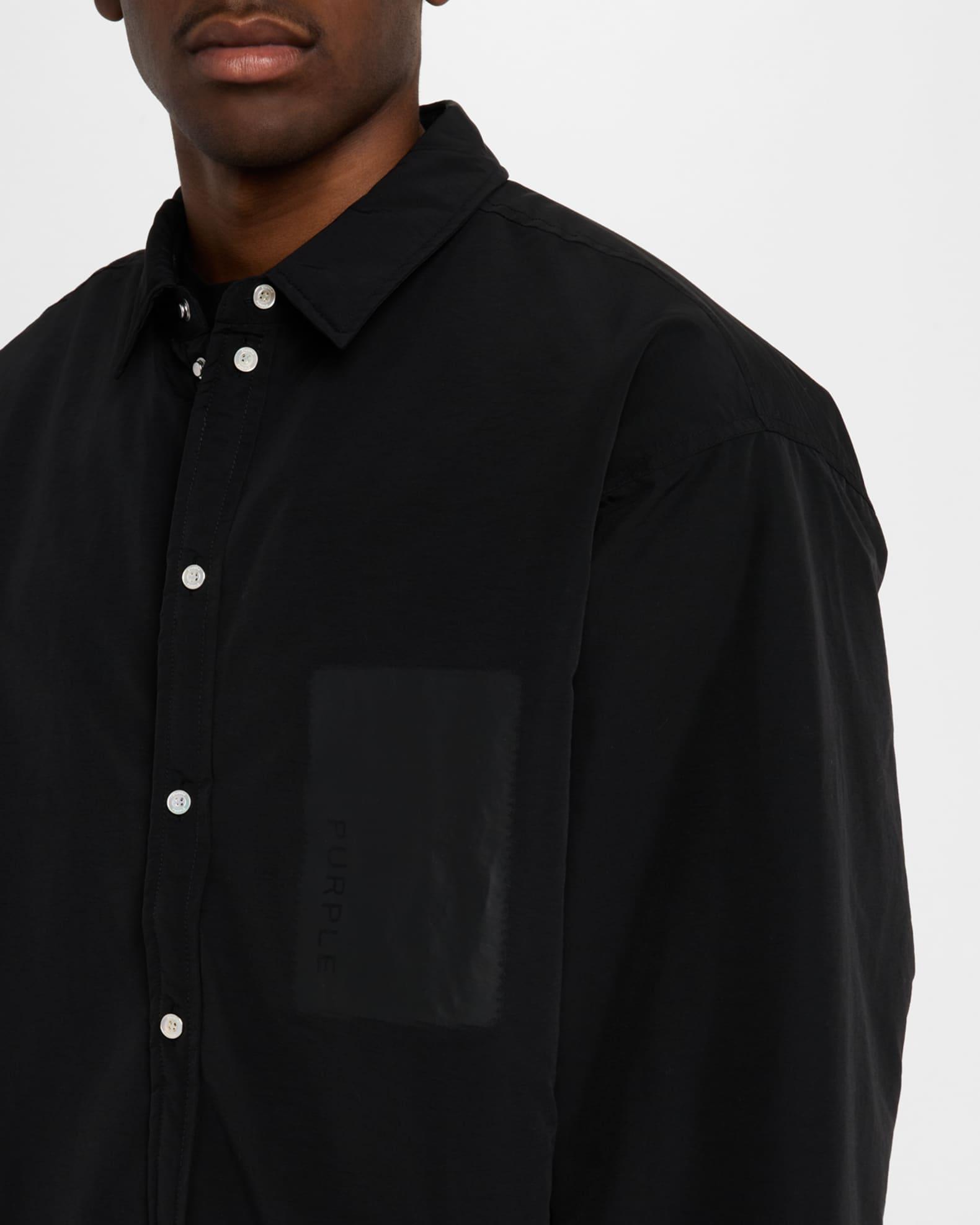 Men's Overshirt with Chest Patch Product Image