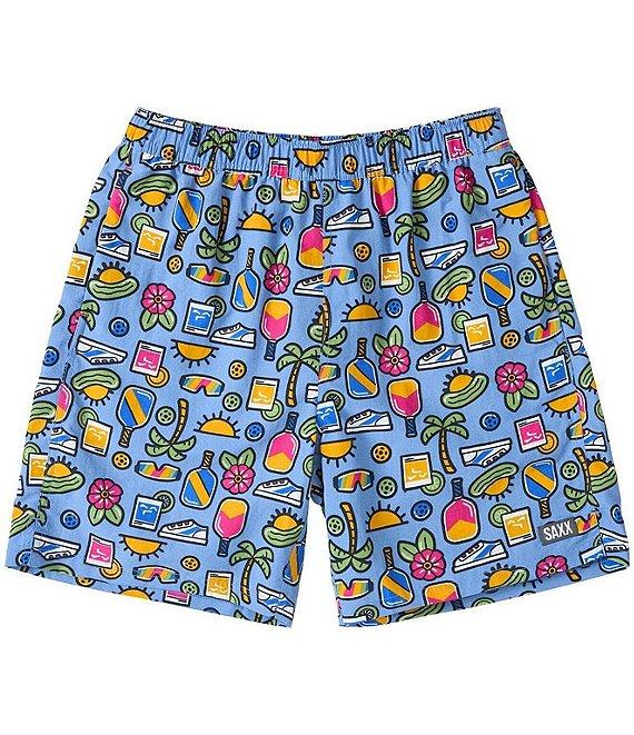 SAXX Pickleball Paradise Go Coastal 2N1 Volley 7#double; Swim Shorts Product Image