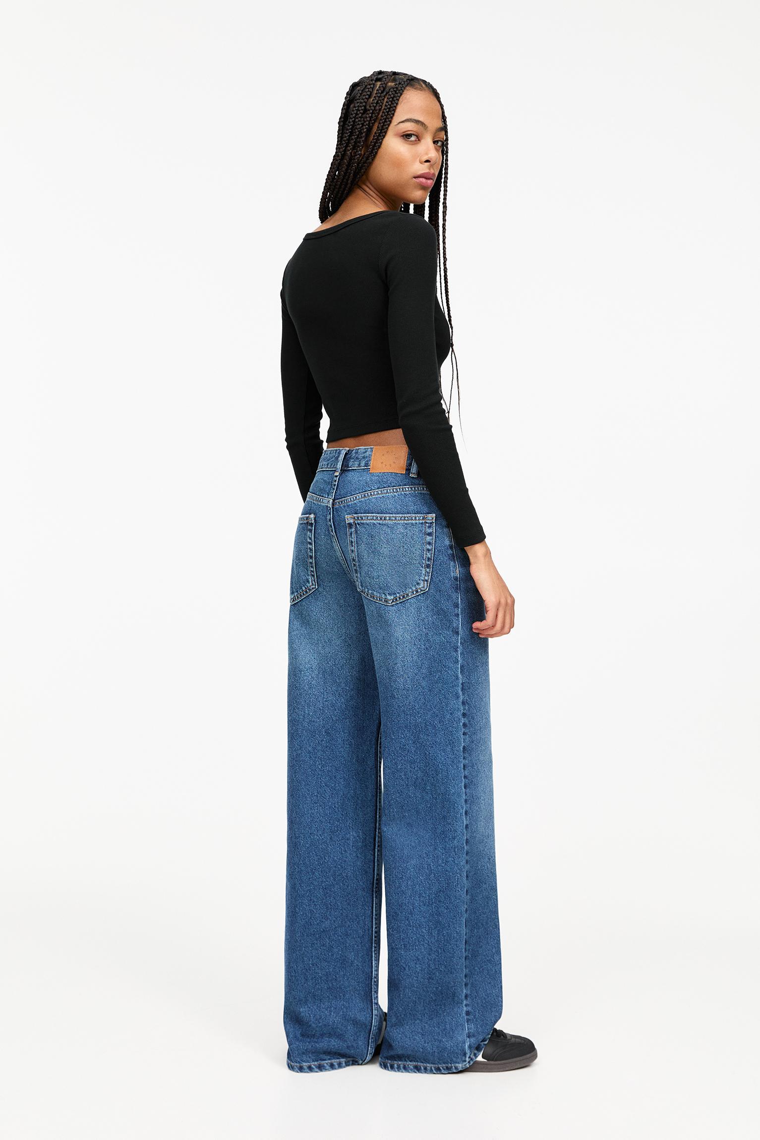 Ribbed long sleeve top Product Image