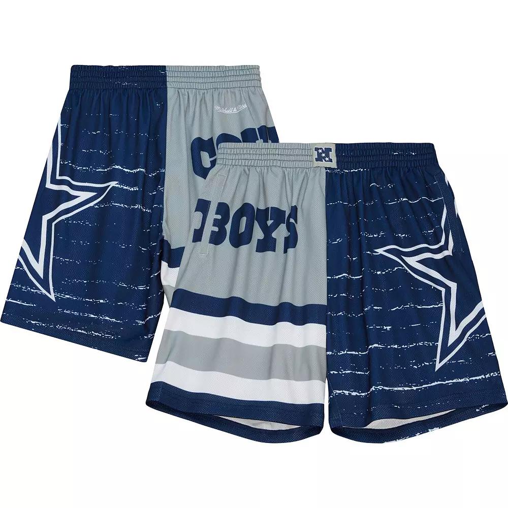 Men's Mitchell & Ness Gray Dallas Cowboys Jumbotron 3.0 Shorts, Size: Large, Grey Product Image