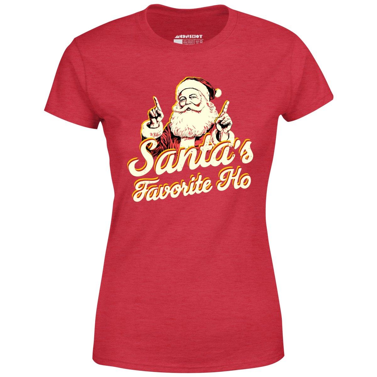 Santa's Favorite Ho - Women's T-Shirt Female Product Image