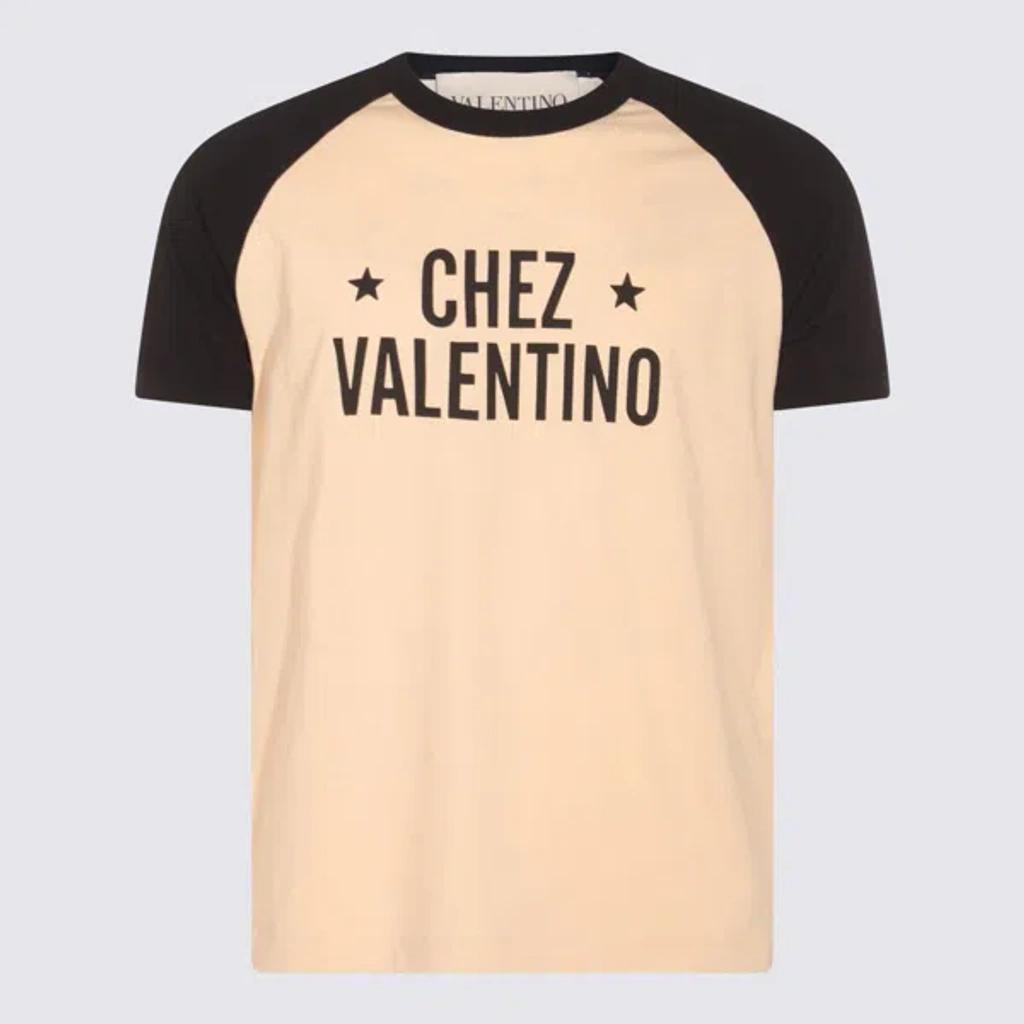 VALENTINO Chez Logo T-shirt In Neutral Product Image