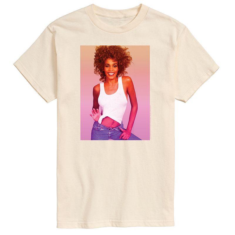 Big & Tall Whitney Houston Photo Tee, Men's,  Product Image