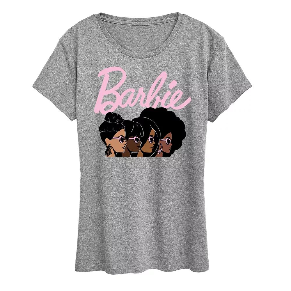 Women's Barbie Black History Month Logo Profiles Graphic Tee,  Product Image