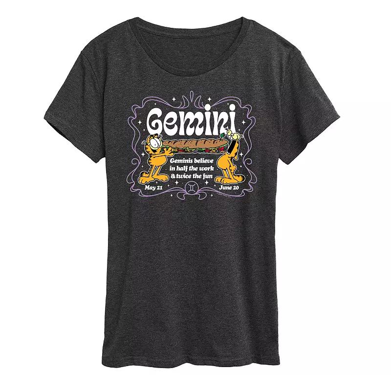 Women's Garfield Gemini Graphic Tee,  Product Image