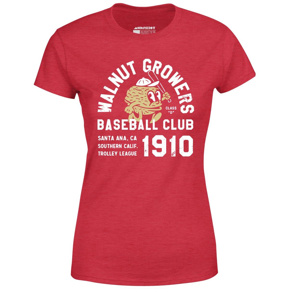 Santa Ana Walnut Growers - California - Vintage Defunct Baseball Teams - Women's T-Shirt Female Product Image