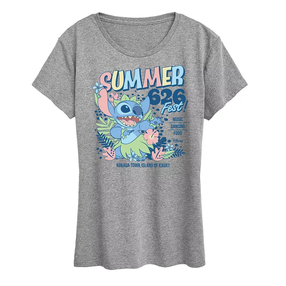 Disney's Lilo & Stitch Women's Summer 626 Fest Graphic Tee,  Product Image